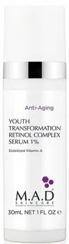 M.A.D Skincare Anti-Aging Youth Transformation Retinol Complex Serum 1% (Сыворотка для комплексного омоложения кожи с 1% ретинолом), 30 гр