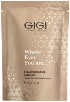GIGI Relaxing Dead Sea Salt (Соль расслабляющая для ванн с минералами мёртвого моря), 100 гр