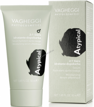 Vagheggi Atypical Moisturising Serum Aftershave (Сыворотка увлажняющая 2-в-1 после бритья), 50 мл