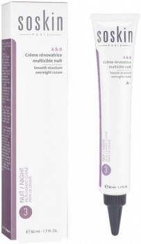 Soskin A & B Smooth Structure Overnight Cream (    AHA  BHA ), 50  - ,   