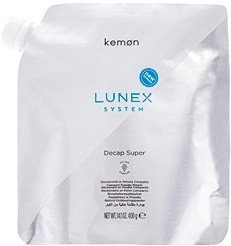 Kemon Lunex Decap Super (Порошок универсальный с косметическими маслами для бережного осветления), 2 шт х 400 гр