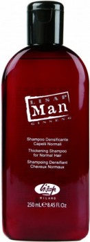 Lisap Man Densifying shampoo for Normal Hair (Укрепляющий шампунь для нормальных волос для мужчин), 250 мл