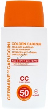Germaine de Capuccini Golden Caresse Advanced Anti-Ageing Sun Emulsion SPF50 CC (     SPF50), 50  - ,   