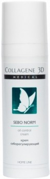 Collagene 3D Sebo Norm Oil Control Cream (Крем для лица себорегулирующий для комбинированной и жирной кожи)