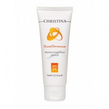Christina sunscreen moisturizing cream with vitamin e physical spf-25 (      spf-25), 75 . - ,   