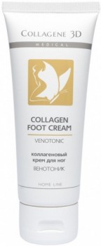 Collagene 3D Collagen Foot Cream Venotonic (Коллагеновый крем для ног с экстратом каштана), 75 мл