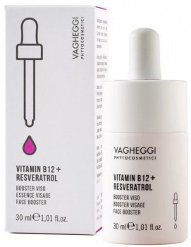 Vitamin B12+Resveratrol Face Booster (Сыворотка-бустер с витамином В12 и ресвератролом), 30 мл