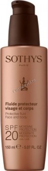 Sothys Fluid Face And Body SPF 20 Moderate Protection UVA/UVB (Молочко для лица и тела SPF 20), 150 мл