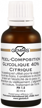 Gemmis Peel-Composition Glycolique 40% itrique (- - 40%), 30  - ,   