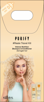 Kaaral Purify Reale Travel Kit (Дорожный набор для поврежденных волос)