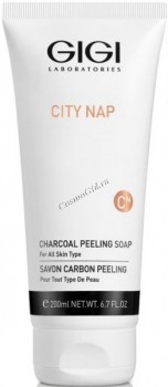 GIGI City NAP Charcoal Peeling Soap ( -    ), 200  - ,   