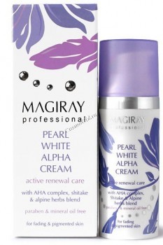 Magiray Pearl white alpha cream (Жемчужный Альфа-крем), 50 мл