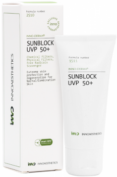 Innoaesthetics INNO-Derma sunblock SPF50+ UVB|UVA (Солнцезащитный крем SPF50+), 60 гр