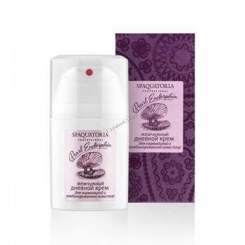 Spaquatoria Pearl Endorphin Cream (Крем для лица дневной Жемчужный для нормальной и комбинированной кожи), 50 мл