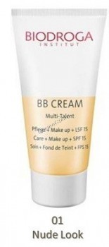 Biodroga CLEAR+ BB Blemish Balm Cream SPF15 for impure skin 01 sand (BB       SPF15 01 ), 75 . - ,   