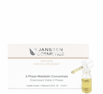 Janssen 2-Phase Melafadin Concentrate (Двухфазный осветляющий комплекс), 4 шт x 10 мл