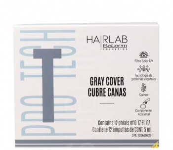 Salerm Gray Cover (Средство для лучшего окрашивания седых волос), 12 x 5 мл