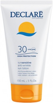 Declare Anti-Wrinkle Sun Lotion SPF 30 (Солнцезащитный лосьон SPF 30 с омолаживающим действием), 150 мл