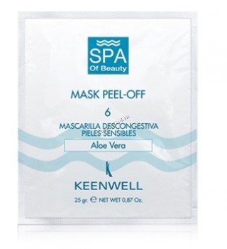 Keenwell Mask Peel-Off 6 Успокаивающая альгинатная маска, 12 шт. по 25 г