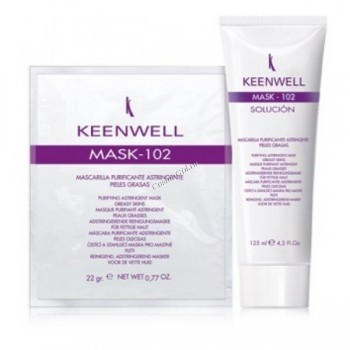Keenwell № 102 Очищающая маска для жирной кожи, 125 мл+25 г