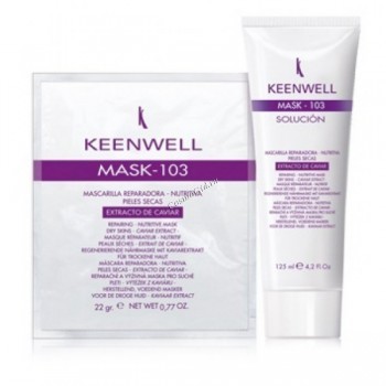 Keenwell № 103 Регенерирующая питательная маска с экстрактом икры, 125 мл+25 г