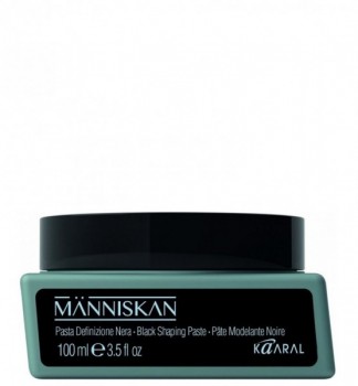 Kaaral Manniskan Black Shaping Paste (Чёрная моделирующая паста для волос), 100 мл