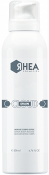 RHEA Cosmetics CloudDrain Detox Body Mousse (Дренирующий мусс для тела), 200 мл