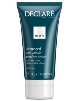 Declare men care Anti-wrinkle comfort cream (Крем-комфорт против морщин), 75 мл