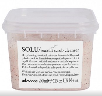 Davines Essential Haircare New Solu Sea Salt Scrab Cleanser (    )  - ,   