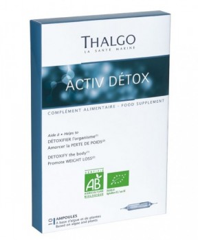Thalgo Activ Detox (Детокс-Напиток в ампулах), 10 шт по 10 мл