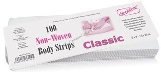 Depileve Classic Body Strips (Полоски нетканые для эпиляции тела), 100 шт.