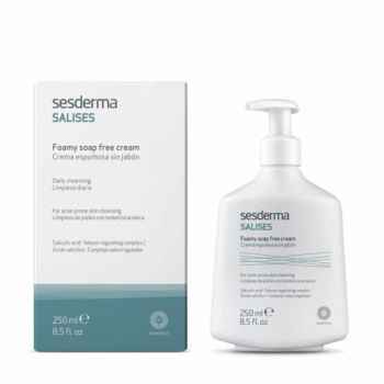 Salises Facial/body foamy soap-free cream (Крем пенящийся для умывания для лица и тела), 250 мл