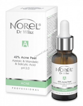 Norel Dr. Wilsz 42% Acne Peel Azelaic & Mandelic & Salicylic Acid pH 2,0 (    ,  , ,  ), 30  - ,   