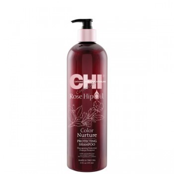 CHI Rose Hip Oil shampoo (Шампунь с маслом лепестков роз для окрашенных волос)