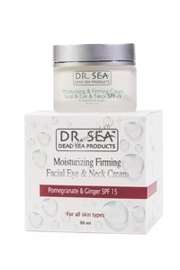 Dr. Sea Moisturizing firming facial eye&neck cream (     ,         SPF15), 50 . - ,   