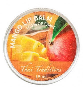 Thai Traditions Mango Lip Balm (Бальзам для губ Манго), 15 мл