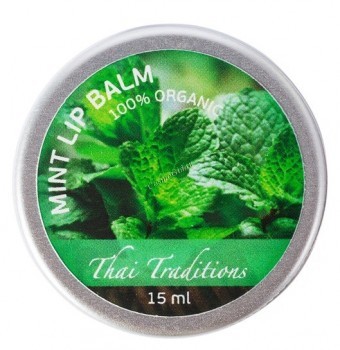 Thai Traditions Mint Lip Balm (Бальзам для губ Мята), 15 мл