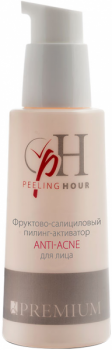 Premium Фруктово-салициловый пилинг-активатор для лица Anti-acne, 125 мл