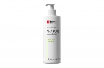 Tete Cosmeceutical AHA Plus Toner (Тонер с AHA кислотами и экстрактом мякоти фруктов), 200 мл.