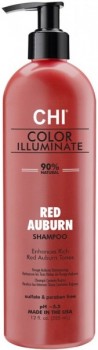 CHI Ionic Color Illuminate Shampoo Red Auburn (Оттеночный шампунь для волос Красный Каштан), 355 мл