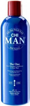 CHI Man The One 3-in-1 Shampoo, Conditioner & Body Wash (Шампунь, кондиционер и гель для душа 3-в-1), 355 мл