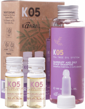 Kaaral Travel Kit Dandruff and Oily Scalp (Набор от перхоти для жирной кожи головы)