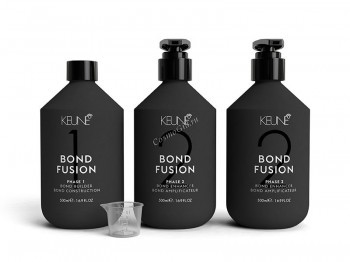 Keune Bond Fusion Salon Kit (Конструктор и усилитель Бонд Фьюжн), 3 х 500 мл
