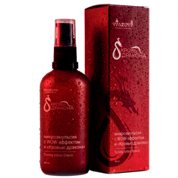 Toning Lotion Draco (Микроэмульсия для кожи вокруг глаз с WOW-эффектом и «Кровью дракона»), 100 мл
