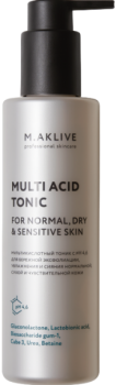 Multi Acid Tonic For Normal, Dry & Sensitive Skin (Мультикислотный тоник для нормальной, сухой и чувствительной кожи), 200 мл