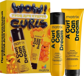 Total Results A Curl Can Dream (Подарочный набор для кудрявых и вьющихся волос), 300 мл + 300 мл