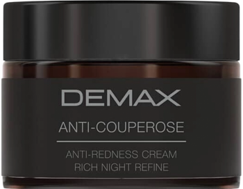 Demax Anti-Redness сream Rich Night Refine (Ночной крем-корректор для сухой, чувствительной и куперозной кожи)