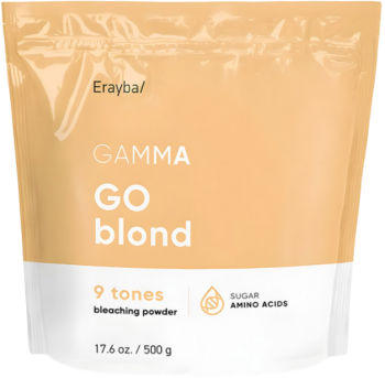 Gamma Go Blond 9 Tones Bleaching Powder (Обесцвечивающая пудра 9+), 500 гр