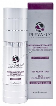 Pleyana Serum-Biorevitalizer with Peptides (Сыворотка-биоревиталайзер с пептидами для лица, шеи и декольте Эликсир), 30 мл
