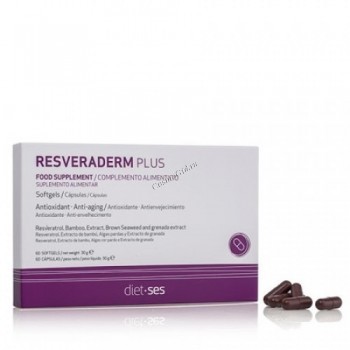 Sesderma Resveraderm Plus food supplement (БАД к пище «Резверадерм плюс»), 60 капс.